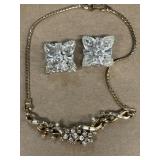 Necklace and earrings set