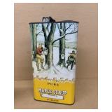 Maple syrup can