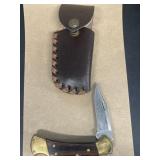Buck knife with sheath
