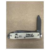Bill Haley father of rock 'n' roll pocket knife