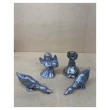 Pewter, ducks and angels