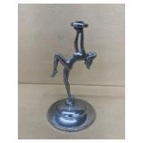 Art Deco chrome plated car emblem