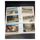 (102) auto's and street scene postcard