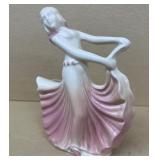 Pottery, dancing girl planter vintage
