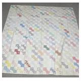 Bowtie pattern quilt 6' x 6 1/2