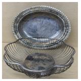 Silver plate bowls