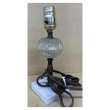 Marble base table lamp