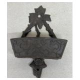 Cast-iron match holder