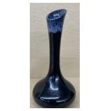 Van Briggle, dark blue bud vase