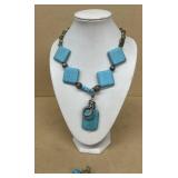 Costume, jewelry, necklace, and earrings