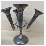 Silver plate flower holder