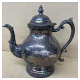 Silver plate teapot