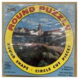 Round circle cut antique puzzle, West Germany