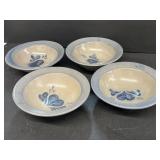 Rowe pottery, cereal, bowls