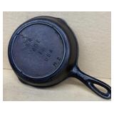 S K cast-iron skillet #3 w/ heat ring Made ins USA
