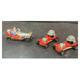 Red Baron and Chitty Chitty Bang Bang diecast cars