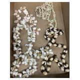 Seashell necklaces
