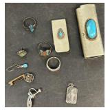 Turquoise, miscellaneous jewelry