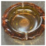 Presidential seal Amber ashtray