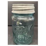 Ball perfect mason jar with a zinc lid