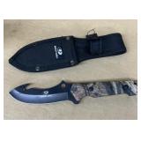 Mossy oak knife with sheath