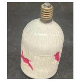 Birdcage vintage Christmas light bulb