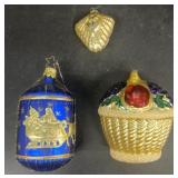 Glass Christmas ornaments