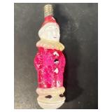 Clown vintage Christmas light bulb