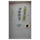 Bracelet and Brooches