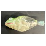 Frog vintage Christmas lightbulb