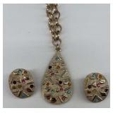 Sarah Coventry Necklace and Earrings