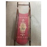 Paris # 62  Sled w/ 'Clipper Ship' Painting