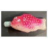 Christmas fish vintage lightbulb
