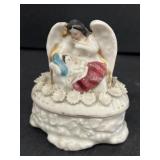 Porcelain angel ring dish