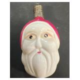 Santa Claus double-sided vintage Christmas light