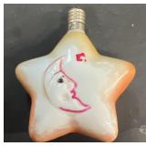 Vintage Christmas moon, double-sided Christmas