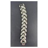 Silver tone bracelet