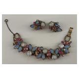 Exquisite Fashion bracelet and earrings