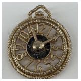 Timepiece Brooch *moveable hands*