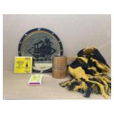 Purdue Boilermakers collectibles cards, mug,
