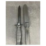 Hunting knife with sheath