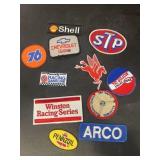 STP Pennzoil, 76 racing and other patches