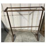 Antique quilt rack