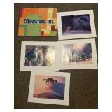 Disney's monsters Inc. exclusive Lithographs