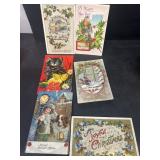 Early 1900s squeaky postcards