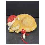 Christmas cat Christmas stocking holder