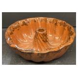 Early Redware Jello Mold