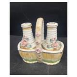 Basket salt n pepper shakers