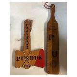 Purdue university paddle and Tomahawk 1966