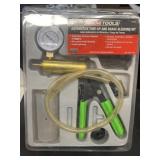 Automotive tuneup and brake bleeding kit